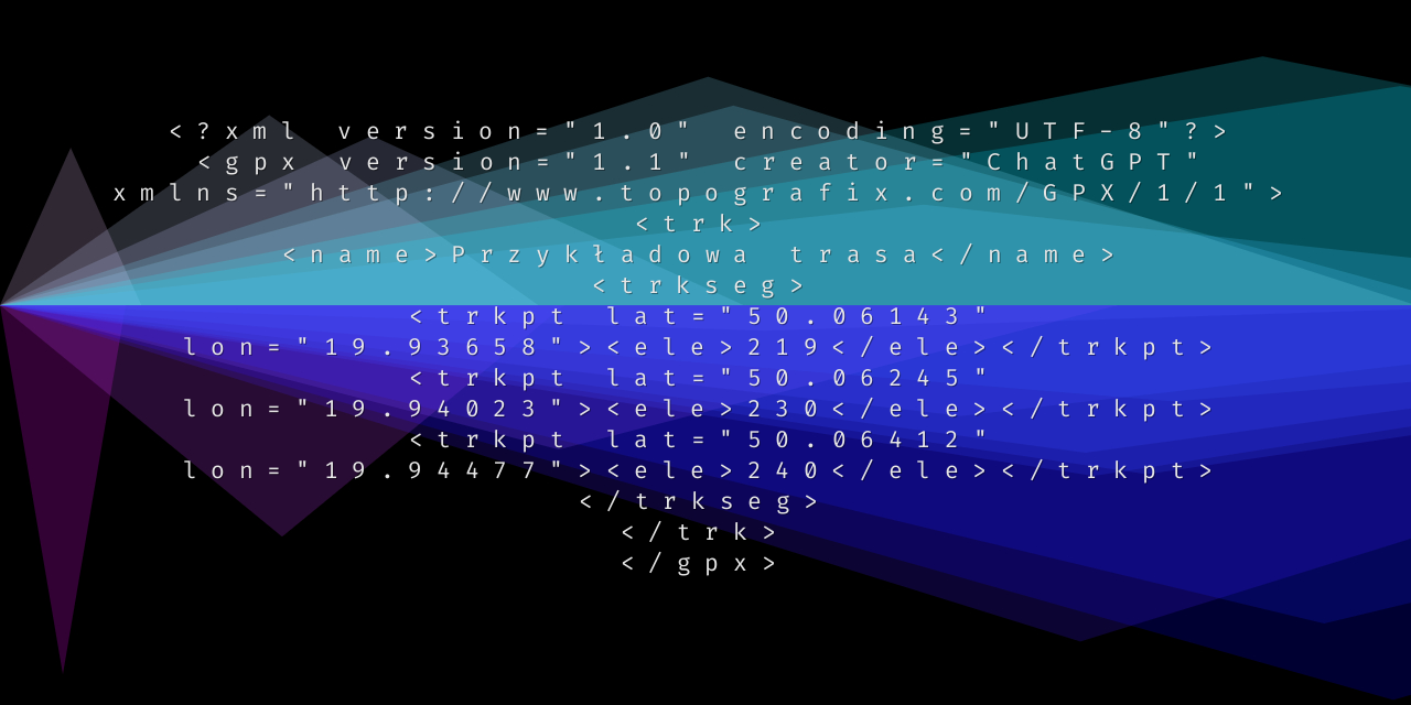 Obraz ilustrujacy Formaty GPX KML i KMZ  jak zapisywa i wywietla trasy GPS na mapach