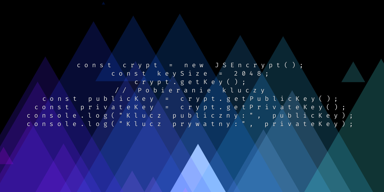 Szyfrowanie danych RSA w przeglądarce za pomocą biblioteki JSEncrypt