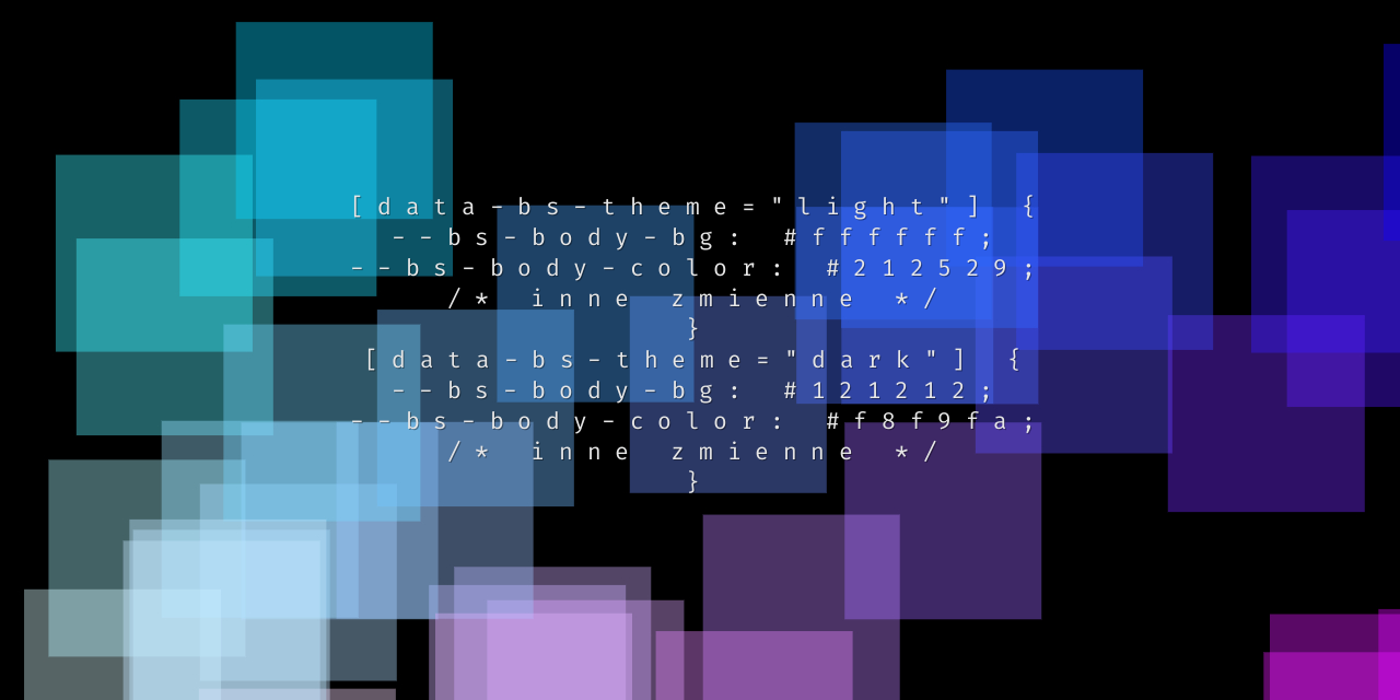 Jak opracować nowy motyw CSS do Bootstrap 5.3 z obsługą trybów light i dark